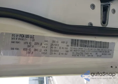 2020 Jeep Compass Limited Fwd из США, поврежденный, VIN 3C4NJCCB8LT176495